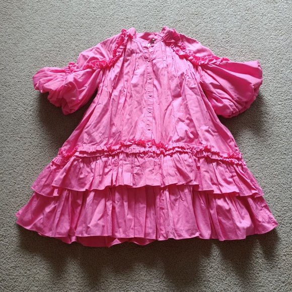 Aje Heritage Mini Dress - Size AU 8 / US 4 Pink - Picture 4 of 13